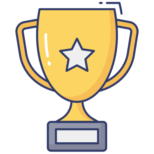 Trophy award reward achievement icon