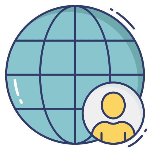 World global network internet icon