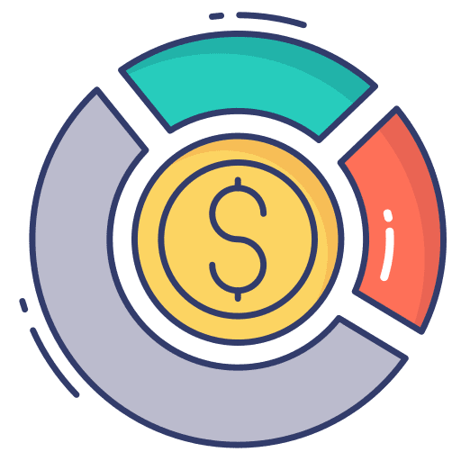 Diagram business and finance graph diagram icon