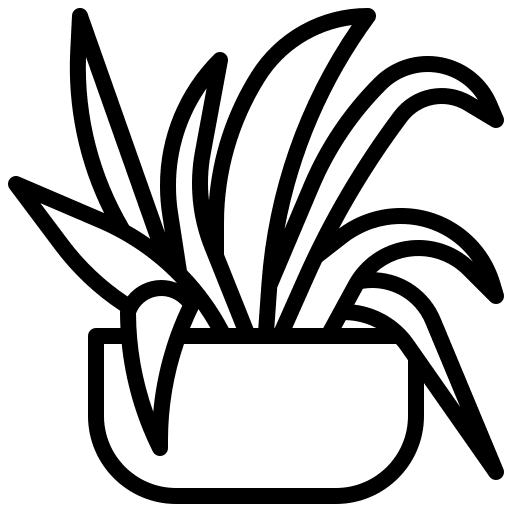 Spider plant ecology nature farming and gardening icon