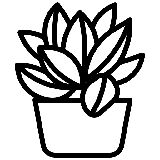 Succulent ecology exotic leaf icon