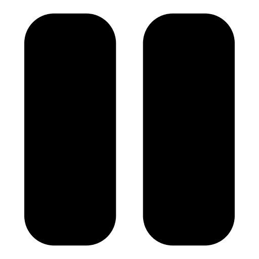 Pause button music player music and multimedia pause button icon