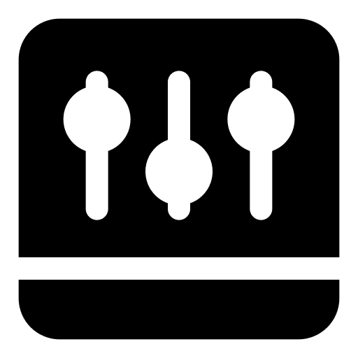 Equalizer regulator ui configuration icon