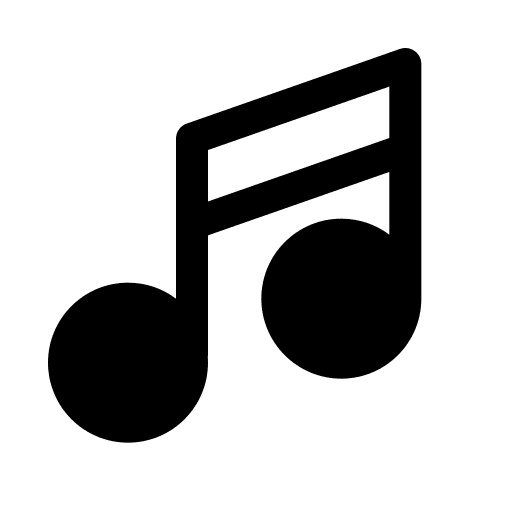 Music note interface music player music and multimedia icon