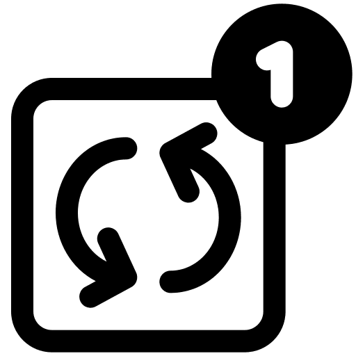 Repeat music player music and multimedia ui icon