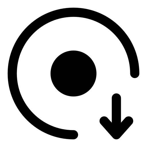 Downloading ui interface music player icon
