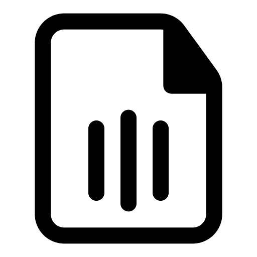 File song music and multimedia interface icon