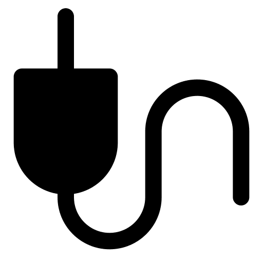 Plug sound cable plug jack connector icon