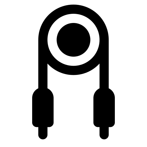 Sound cable jack connector audio jack music and multimedia icon