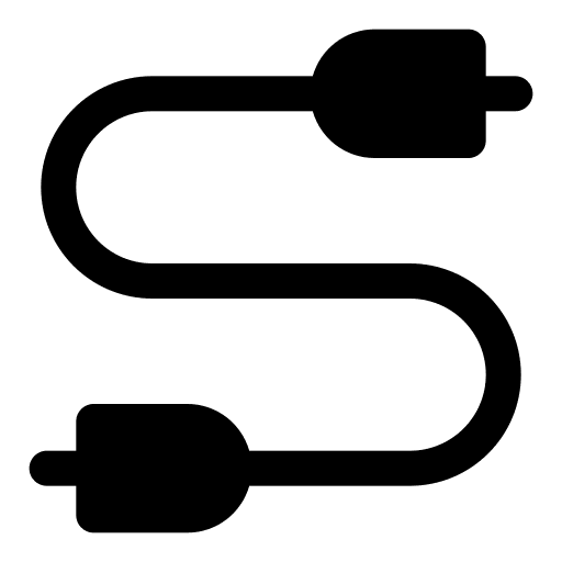 Sound cable jack connector connector sound cable icon