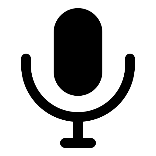 Microphone technology radio sound icon