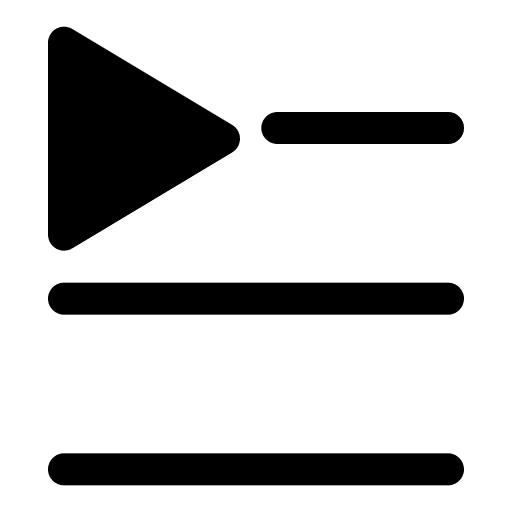 Playlist playlist ui music and multimedia icon