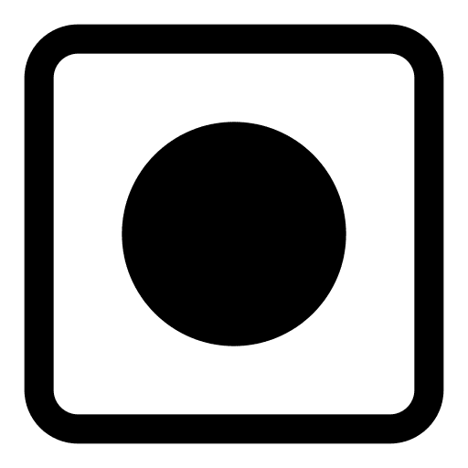 Record button ui multimedia option record button icon