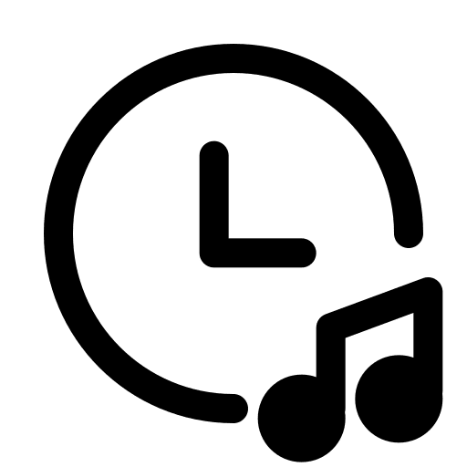 Timer interface multimedia option music player icon