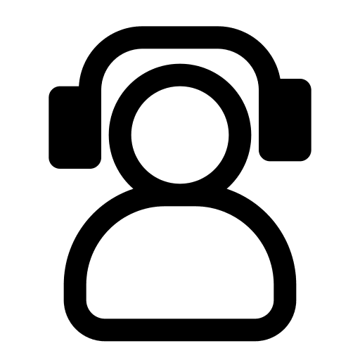 Headphones music player music and multimedia earphones icon