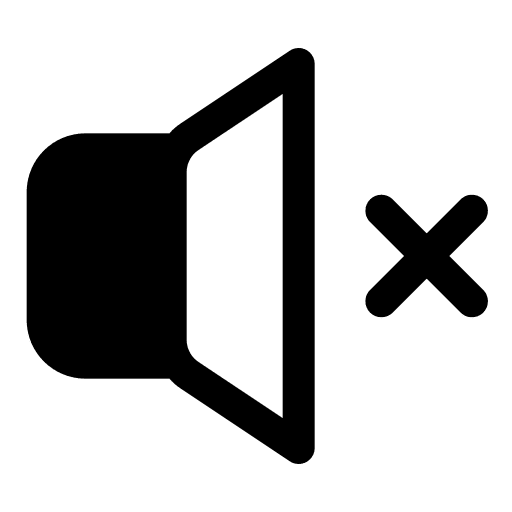 Mute interface mute turn off icon