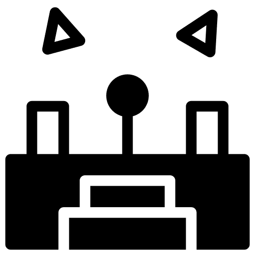 Stage concert entertainment microphone icon