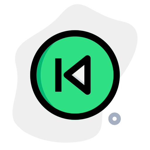 Previous previous ui music player icon