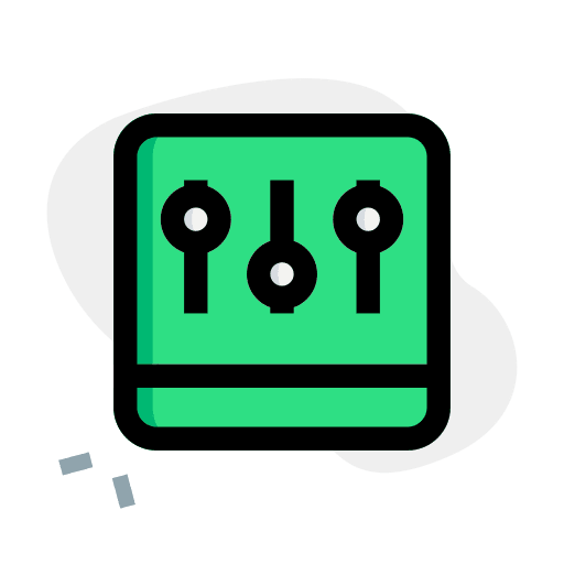 Equalizer controller equalizer ui icon