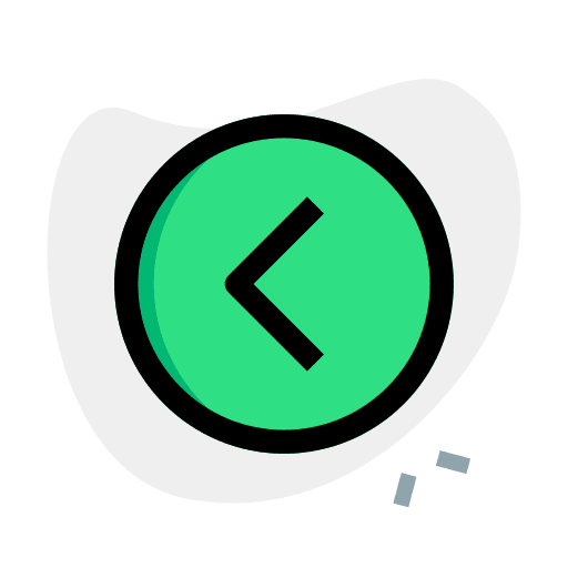 Left arrow left arrow music and multimedia music player icon