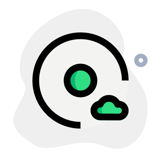 Online interface ui cloud storage icon