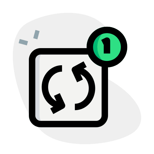 Repeat music and multimedia interface ui icon