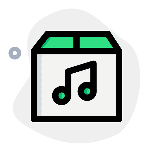 Box song musical note ui icon