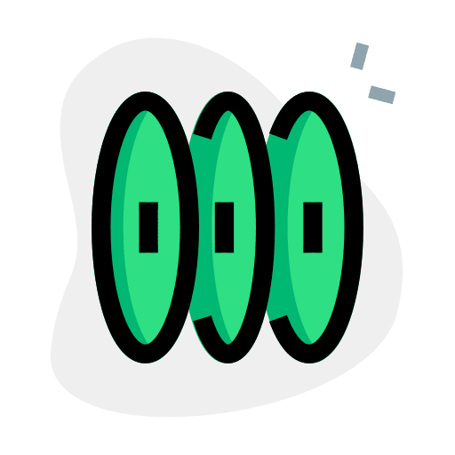 Collection cd interface ui icon