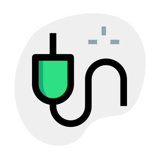 Plug sound cable audio jack connector icon