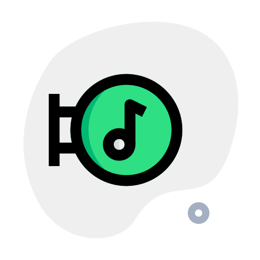 Signboard music shop signaling signboard icon