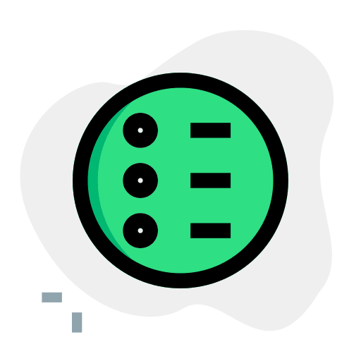 Menu interface list ui icon