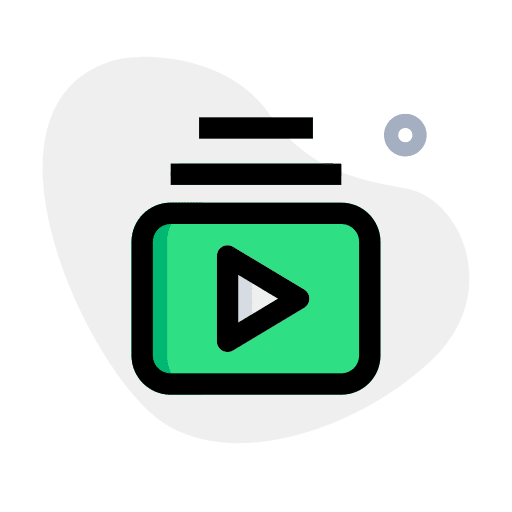 Music album play button music player music album icon