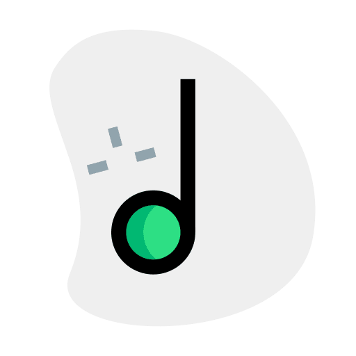 Music note music and multimedia music note interface icon