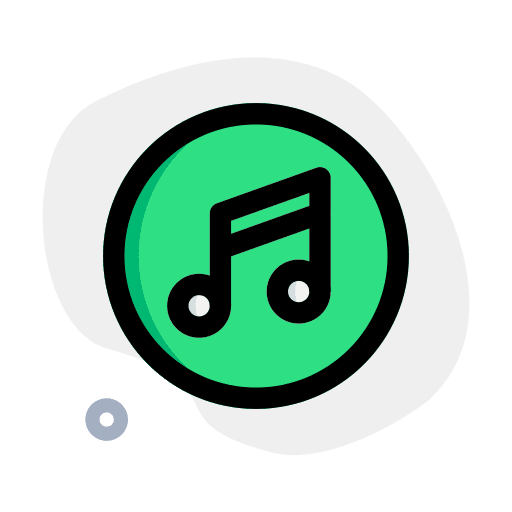 Music note music player interface ui icon