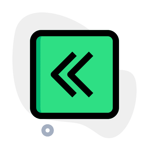 Rewind button music player interface options icon