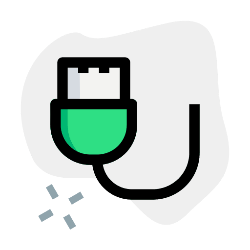 Usb connector usb connector cable connector technology icon