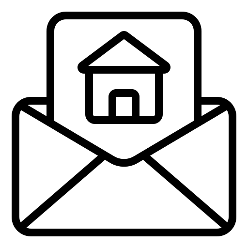 Document document buildings house icon Document document buildings house icon