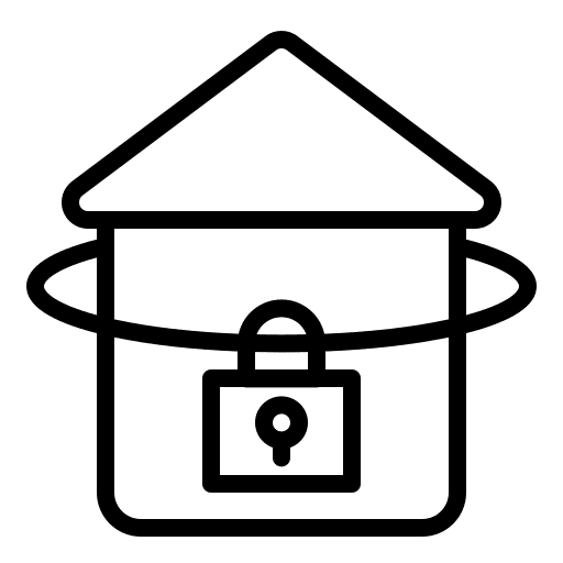 Lock construction buildings property icon Lock construction buildings property icon