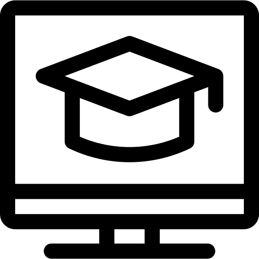 Online education education e learning learning online icon