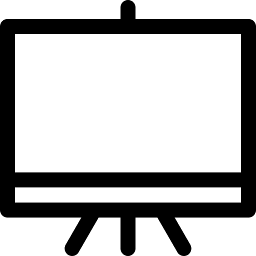 Blackboard classroom school material write icon