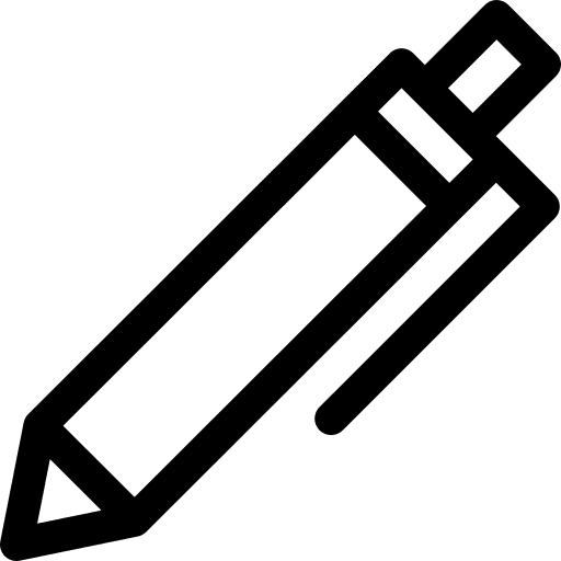 Pen pen education office material icon