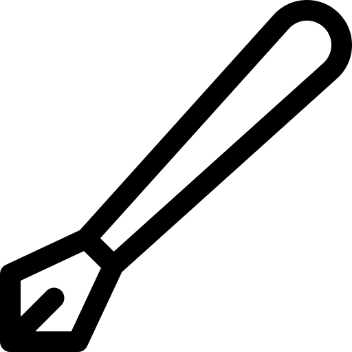 Fountain pen stationery education school material icon