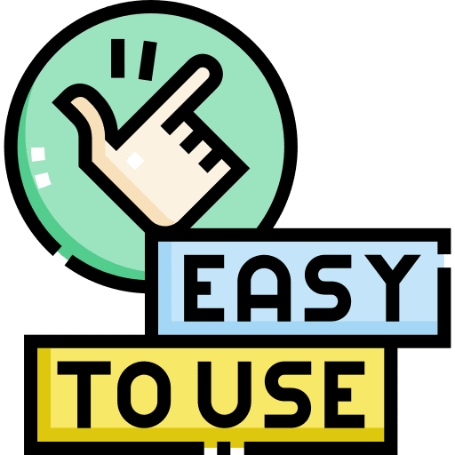 Easy to use product easy to use hand icon