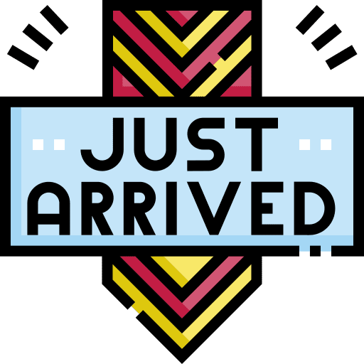 Just arrived marketing signaling arrow icon Just arrived marketing signaling arrow icon