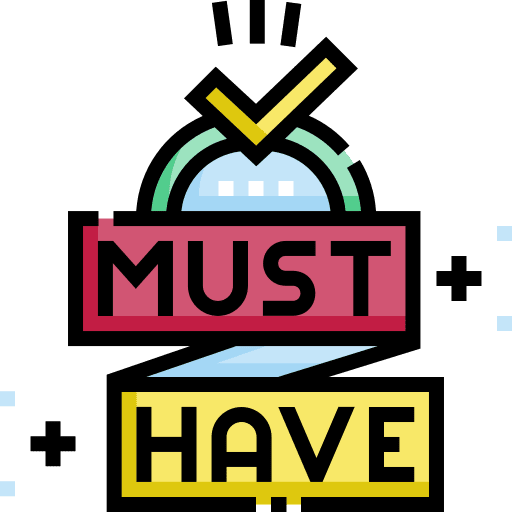 Must have commerce check mark marketing icon Must have commerce check mark marketing icon