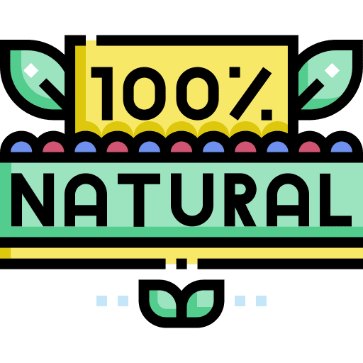 Natural leaf marketing product icon