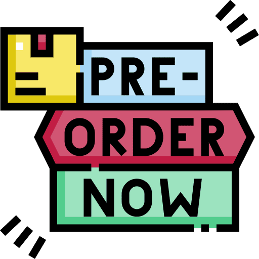 Preorder box marketing commerce icon