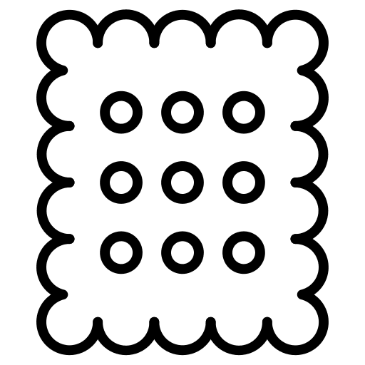 Biscuit sweet cookie bakery icon Biscuit sweet cookie bakery icon