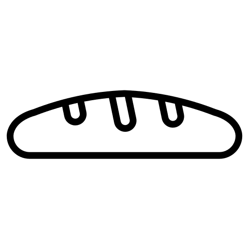 Bread bakery food and restaurant breakfast icon Bread bakery food and restaurant breakfast icon