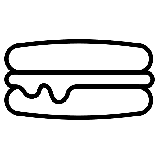 Burger food and restaurant hamburguer burger icon